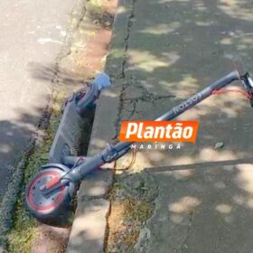 Moça é intubada após sofrer queda de patinete em Maringá Foto 3 Fotos de Moça é intubada após sofrer queda de patinete em Maringá