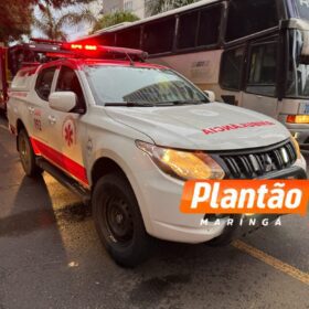 Morador de rua dorme na frente de portão de condomínio e é atropelado em Maringá Foto 2 Fotos de Morador de rua dorme na frente de portão de condomínio e é atropelado em Maringá