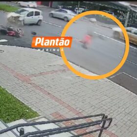 Motociclista é arremessado após carro avança preferencial em Maringá Foto 4 Fotos de Motociclista é arremessado após carro avança preferencial em Maringá