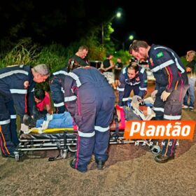 Motociclista é intubado após queda de moto em Maringá Foto 5 Fotos de Motociclista é intubado após queda de moto em Maringá