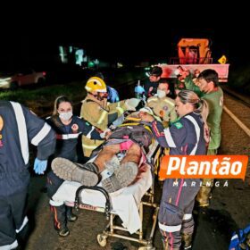 Motociclista fica gravemente ferido após bater na traseira de caminhão em Maringá Foto 16 Fotos de Motociclista fica gravemente ferido após bater na traseira de caminhão em Maringá