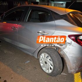 Motorista com suspeita de embriaguez capota carro após bater em veículo estacionado em Maringá Foto 5 Fotos de Motorista com suspeita de embriaguez capota carro após bater em veículo estacionado em Maringá