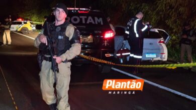 Fotos de Dois criminosos morrem em confronto com a Rotam entre Maringá e Floresta