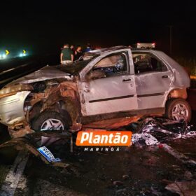 Mãe e o filho de 14 anos morrem após gravíssimo acidente entre Maringá e Floresta Foto 2 Fotos de Mãe e o filho de 14 anos morrem após gravíssimo acidente entre Maringá e Floresta