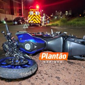 Vídeo mostra acidente grave entre moto e carro no Jardim Aclimação, em Maringá Foto 8 Fotos de Vídeo mostra acidente grave entre moto e carro no Jardim Aclimação, em Maringá