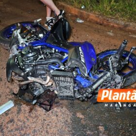 Vídeo mostra acidente grave entre moto e carro no Jardim Aclimação, em Maringá Foto 9 Fotos de Vídeo mostra acidente grave entre moto e carro no Jardim Aclimação, em Maringá
