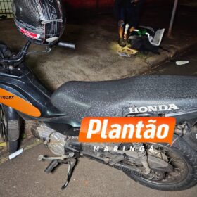 Motociclista é intubado após bater em outra moto e ser arremessado contra carro estacionado em Maringá Foto 2 Fotos de Motociclista é intubado após bater em outra moto e ser arremessado contra carro estacionado em Maringá