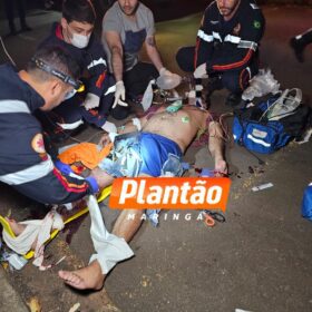 Motociclista é intubado após bater em outra moto e ser arremessado contra carro estacionado em Maringá Foto 5 Fotos de Motociclista é intubado após bater em outra moto e ser arremessado contra carro estacionado em Maringá
