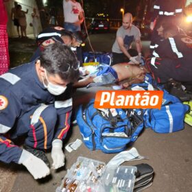 Motociclista é intubado após bater em outra moto e ser arremessado contra carro estacionado em Maringá Foto 6 Fotos de Motociclista é intubado após bater em outra moto e ser arremessado contra carro estacionado em Maringá