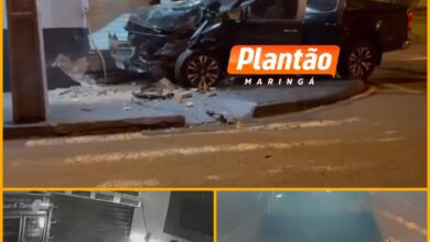Fotos de Motorista passa mal, perde o controle da caminhonete e bate contra panificadora em Sarandi; veja o flagrante
