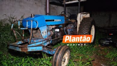 Fotos de Polícia Militar recupera trator e moto furtados no distrito Vale Azul, em Sarandi