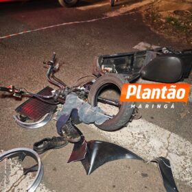 Câmera de segurança registra acidente envolvendo moto elétrica e ônibus da TCCC em Maringá Foto 1 Fotos de Câmera de segurança registra acidente envolvendo moto elétrica e ônibus da TCCC em Maringá