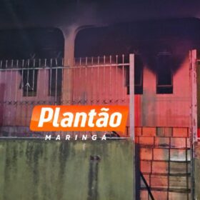 Homem fica ferido após residência ser incendiada no Conjunto Borba Gato, em Maringá Foto 2 Fotos de Homem fica ferido após residência ser incendiada no Conjunto Borba Gato, em Maringá