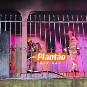Homem fica ferido após residência ser incendiada no Conjunto Borba Gato, em Maringá Foto 3 Fotos de Homem fica ferido após residência ser incendiada no Conjunto Borba Gato, em Maringá