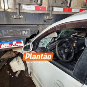 Jovem de 20 anos fica gravemente ferido após colisão com carreta em Maringá Foto 2 Fotos de Jovem de 20 anos fica gravemente ferido após colisão com carreta em Maringá