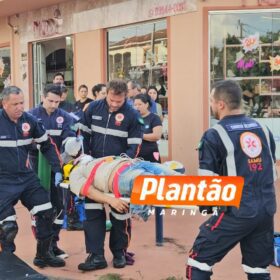 Jovem de 23 anos fica gravemente ferido após acidente em Maringá Foto 3 Fotos de Jovem de 23 anos fica gravemente ferido após acidente em Maringá