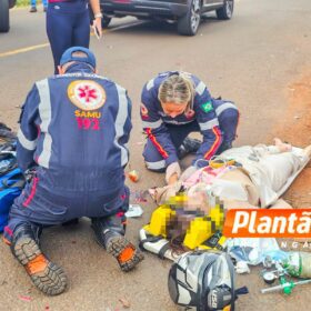Mulher de 29 anos é intubada após grave acidente em Maringá Foto 2 Fotos de Mulher de 29 anos é intubada após grave acidente em Maringá