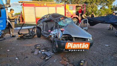 Fotos de Mulher e adolescente morrem após grave acidente no Contorno Sul em Maringá