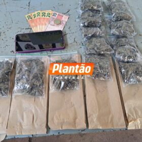 Traficante é preso com maconha embalada com nomes dos clientes em Maringá Foto 2 Fotos de Traficante é preso com maconha embalada com nomes dos clientes em Maringá