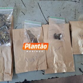 Traficante é preso com maconha embalada com nomes dos clientes em Maringá Foto 1 Fotos de Traficante é preso com maconha embalada com nomes dos clientes em Maringá
