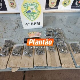 Traficante é preso com maconha embalada com nomes dos clientes em Maringá Foto 4 Fotos de Traficante é preso com maconha embalada com nomes dos clientes em Maringá