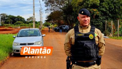 Fotos de Criminoso com carro da prefeitura de Londrina morre em confronto com a Choque de Maringá