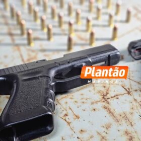 Fotos de Dupla é presa com pistolas 9 mm durante patrulhamento da PM em Sarandi