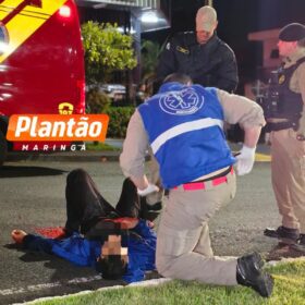 Homem é baleado após atacar policiais durante abordagem em Maringá Foto 2 Fotos de Homem é baleado após atacar policiais durante abordagem em Maringá