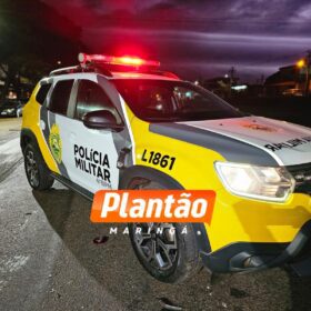Fotos de Câmera registra acidente que matou idosa no Contorno Sul de Maringá