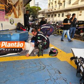 Moça fica gravemente ferida após ser atingida por caminhão em Maringá Foto 6 Fotos de Moça fica gravemente ferida após ser atingida por caminhão em Maringá