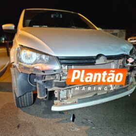 Motoboy fica gravemente ferido após carro avançar preferencial em Maringá Foto 3 Fotos de Motoboy fica gravemente ferido após carro avançar preferencial em Maringá