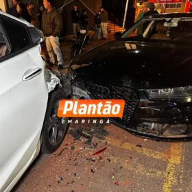 Motorista de Audi A7 provoca acidente e foge após colidir com seis veículos em Maringá Foto 3 Fotos de Motorista de Audi A7 provoca acidente e foge após colidir com seis veículos em Maringá