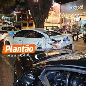 Motorista de Audi A7 provoca acidente e foge após colidir com seis veículos em Maringá Foto 5 Fotos de Motorista de Audi A7 provoca acidente e foge após colidir com seis veículos em Maringá