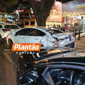 Motorista de Audi A7 provoca acidente e foge após colidir com seis veículos em Maringá Foto 6 Fotos de Motorista de Audi A7 provoca acidente e foge após colidir com seis veículos em Maringá