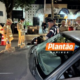Fotos de Garçom é intubado após ser atropelado na Avenida Cerro Azul, em Maringá