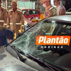 Fotos de Garçom é intubado após ser atropelado na Avenida Cerro Azul, em Maringá