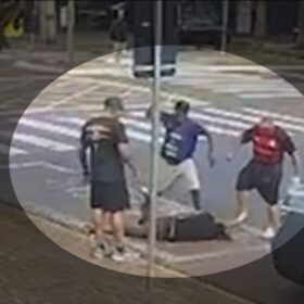 Fotos de Homem é brutalmente agredido no centro de Maringá; VEJA O VÍDEO