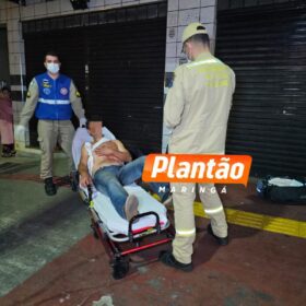 Fotos de Homem é esfaqueado durante suposta tentativa de assalto em Maringá