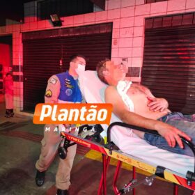 Fotos de Homem é esfaqueado durante suposta tentativa de assalto em Maringá
