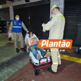 Fotos de Homem é esfaqueado durante suposta tentativa de assalto em Maringá