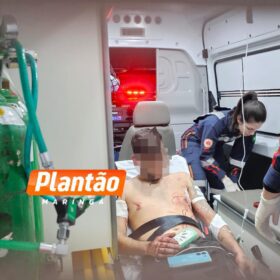 Fotos de Homem é esfaqueado pela esposa durante discussão em Sarandi