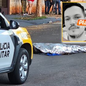 Fotos de Vídeo mostra pintor sendo executado com 15 tiros ao sair para o trabalho em Maringá