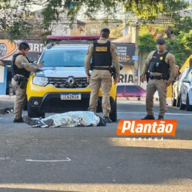 Fotos de Vídeo mostra pintor sendo executado com 15 tiros ao sair para o trabalho em Maringá
