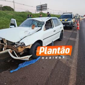 Fotos de Homem morre após ser atropelado na BR-376 entre Maringá e Iguatemi