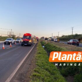 Fotos de Homem morre após ser atropelado na BR-376 entre Maringá e Iguatemi