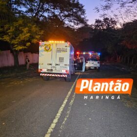 Idoso morre após carro cair em córrego em Maringá Foto 1 Fotos de Idoso morre após carro cair em córrego em Maringá