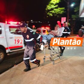 Fotos de Jovem é esfaqueado após suposta tentativa de assalto em Maringá