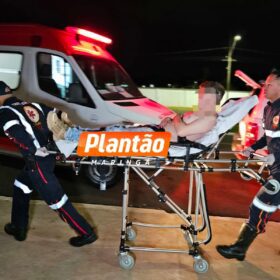 Fotos de Jovem é esfaqueado após suposta tentativa de assalto em Maringá