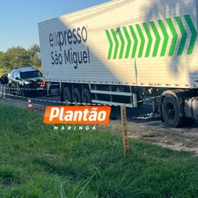 Fotos de Motociclista morto após ser arrastado por 16 km é identificado no Instituto Médico Legal de Maringá