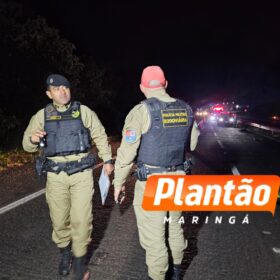 Caminhoneiro em alta velocidade quase provoca tragédia durante atendimento a acidente com óbito em Maringá Foto 7 Fotos de Caminhoneiro em alta velocidade quase provoca tragédia durante atendimento a acidente com óbito em Maringá